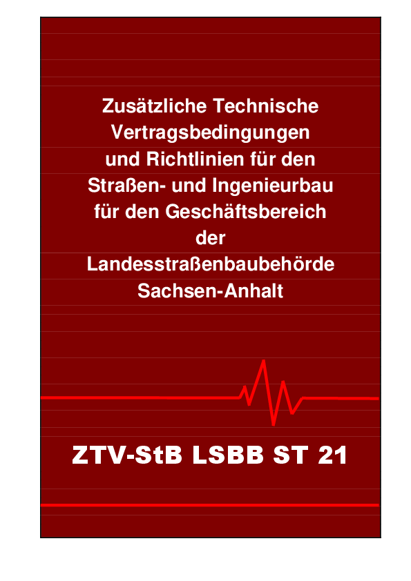ZTV-StB LSBB ST 21_Deckblatt