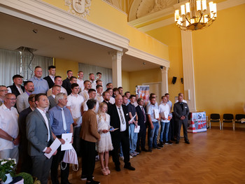 Gruppenbild der Jungfacharbeiter