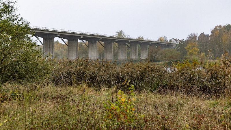 Ansicht der bestehenden Muldebrücke Pouch